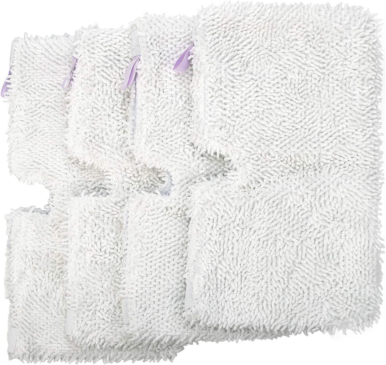 4 Pack + 2 Pack Replacement Microiber Mop Pad or Shark Steam Pocket Mops S3500 Series S3501 S3601 S3550 S3901 S3801 SE450 S3801CO S3601D (4 sot mop pad+2 scrubby mop pad) - Image 3