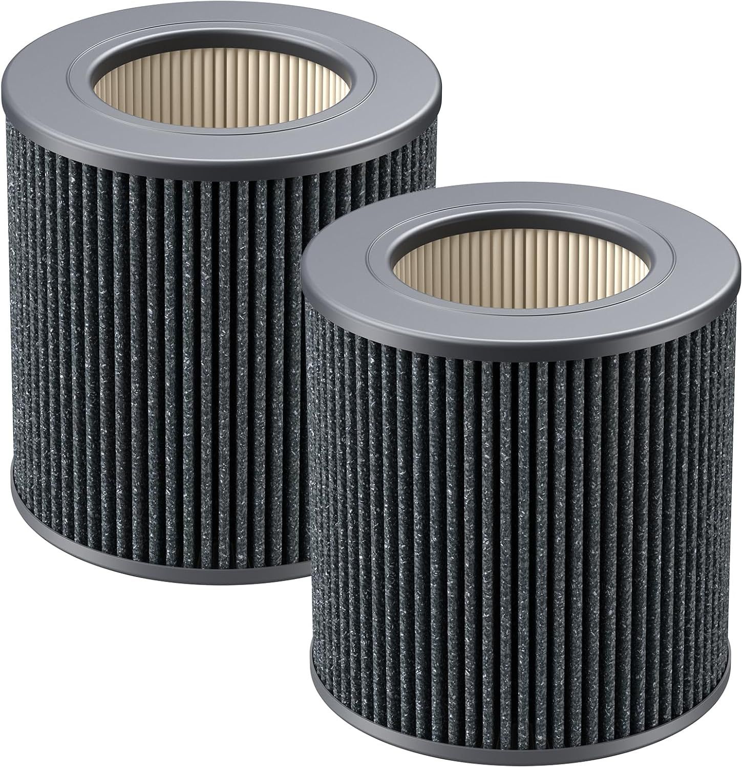 Air Mini Replacement ilter Compatible with Molekule Air Mini and Air Mini+ Air Puriiers,3-in-1 HEPA and Activated Carbon ilter or Home, Dust, Smoke & VOCs, 2-Pack - Image 1