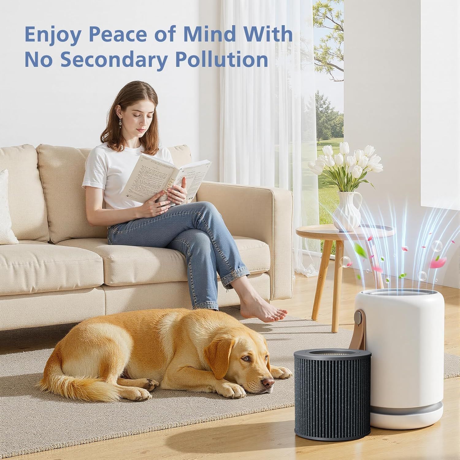 Air Mini Replacement ilter Compatible with Molekule Air Mini and Air Mini+ Air Puriiers,3-in-1 HEPA and Activated Carbon ilter or Home, Dust, Smoke & VOCs, 2-Pack - Image 8