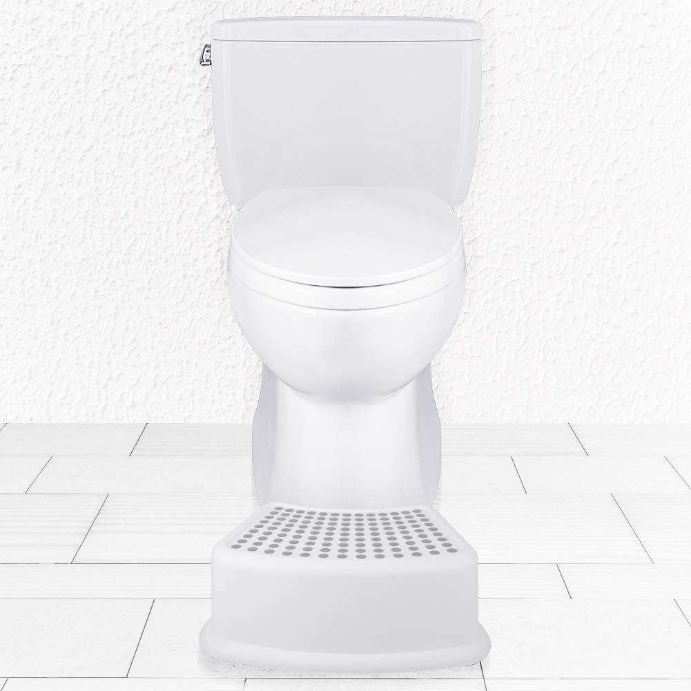 Step Stool or Kids (2 Pack), Toddlers Stool or Potty Training, Bathroom, Kitchen, Bedroom, Toy Room and Living Room. Toilet Stools with Sot Anti-Slip Grips or Saety, Stackable (Grey) - Image 8
