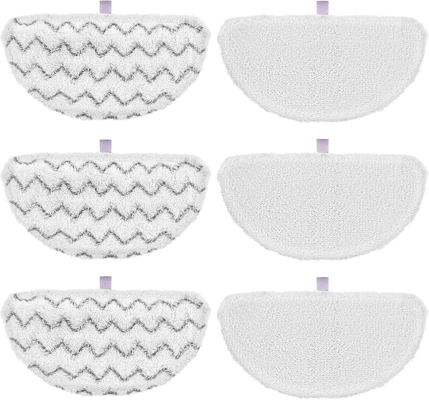 6 Pack 1940 or Bissell Steam Mop Pads or Bissell Powerresh Steam Mop 1806 1544 1440 2075A 2685A 1940W 19404 Series, Model 19402 19408 1940a 1940 1940q 1940t B0006 B0017, Part #5938#203-2633 - Image 1