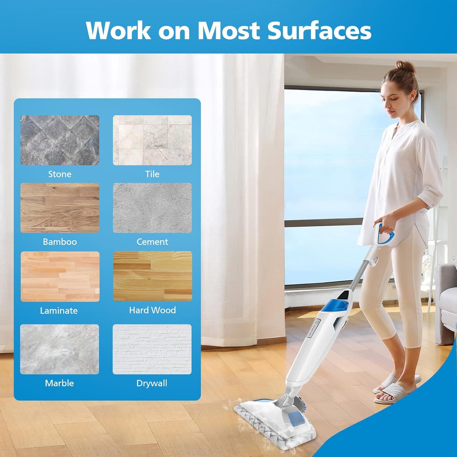 6 Pack 1940 or Bissell Steam Mop Pads or Bissell Powerresh Steam Mop 1806 1544 1440 2075A 2685A 1940W 19404 Series, Model 19402 19408 1940a 1940 1940q 1940t B0006 B0017, Part #5938#203-2633 - Image 6