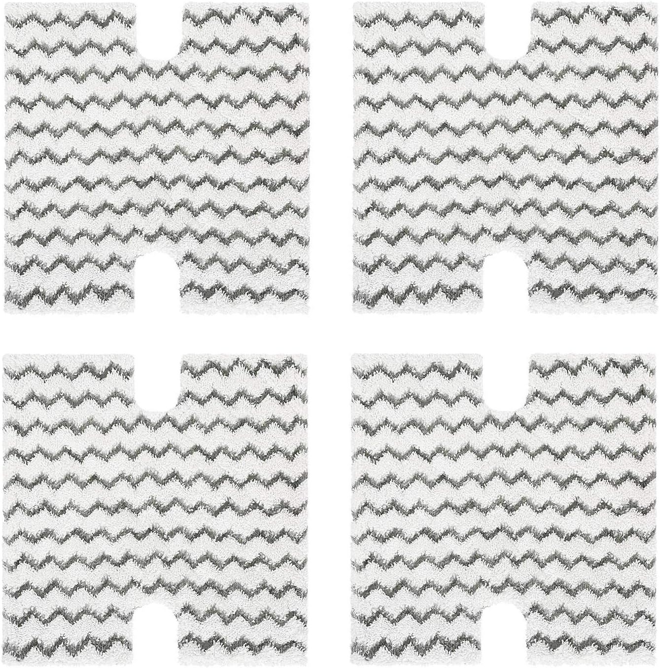 4 Pack Steam Mop Pads Replacement or Shark Lit-Away Pro & Shark Genius Mop System Pocket Mop S3973 S3973D S3973WM S5001 S5002Q S5003A S5004 S5004W S6001W S6001WM S6002 S6002C S6003D S6003W - Image 1