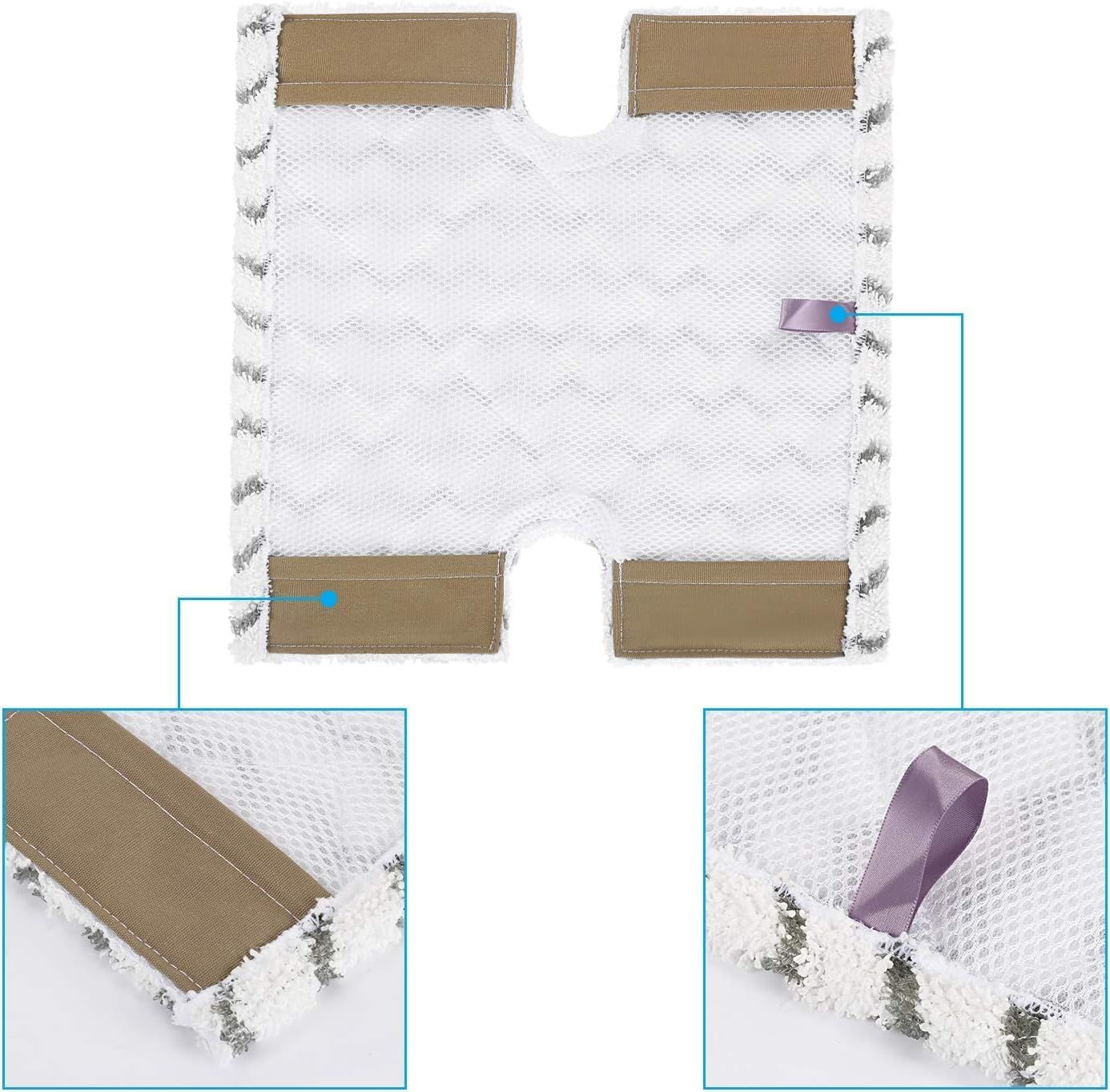4 Pack Steam Mop Pads Replacement or Shark Lit-Away Pro & Shark Genius Mop System Pocket Mop S3973 S3973D S3973WM S5001 S5002Q S5003A S5004 S5004W S6001W S6001WM S6002 S6002C S6003D S6003W - Image 7