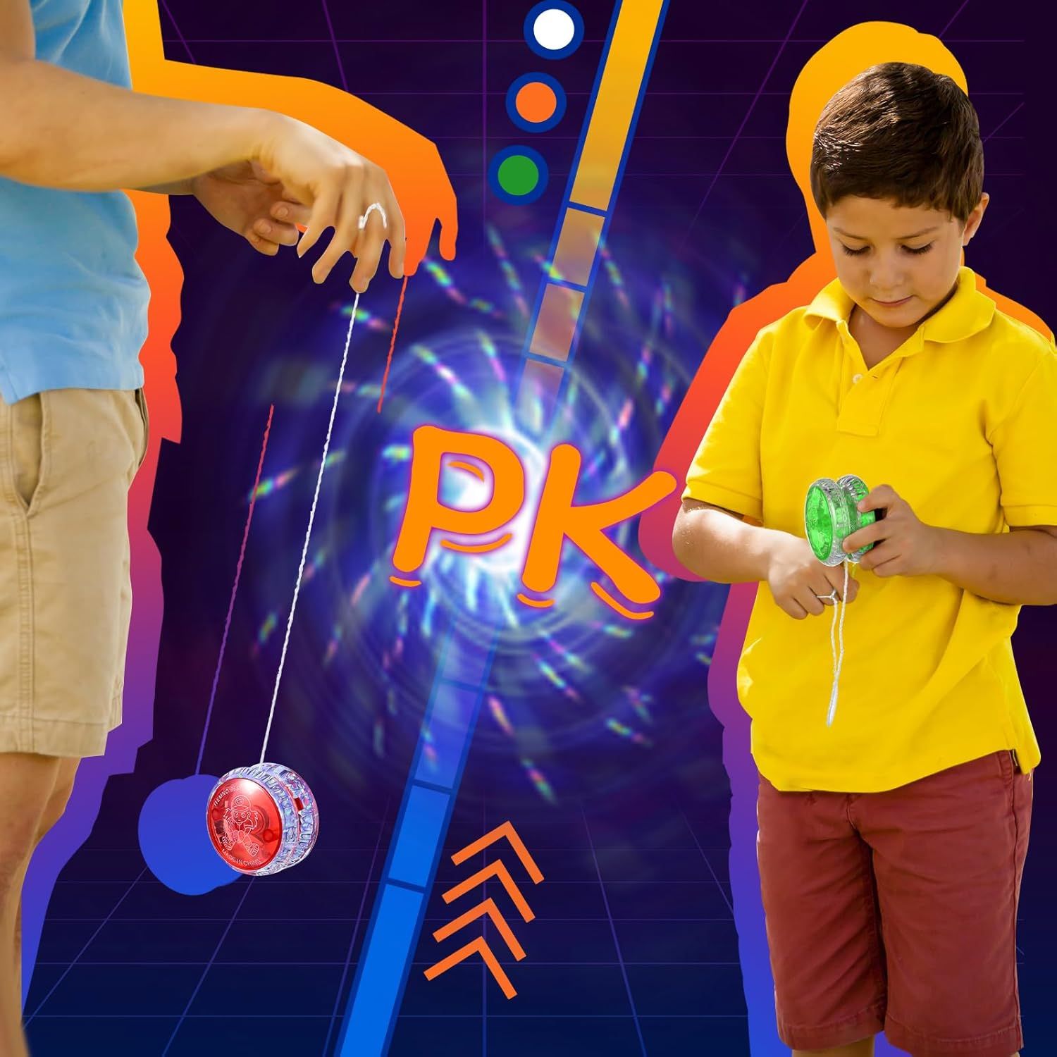 40 Pieces Light up Yo Yo Bulk, LED Responsive Ball Colorul Plastic Light up Party avors or Birthday Bag illers Carnival Prizes - Image 7