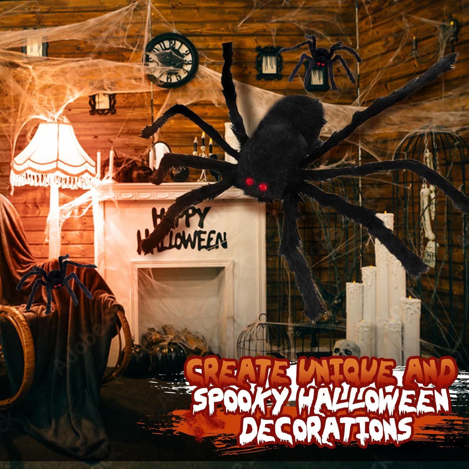 Giant Spider 6.6 t + 0.98 t*2, Halloween Decorations 78