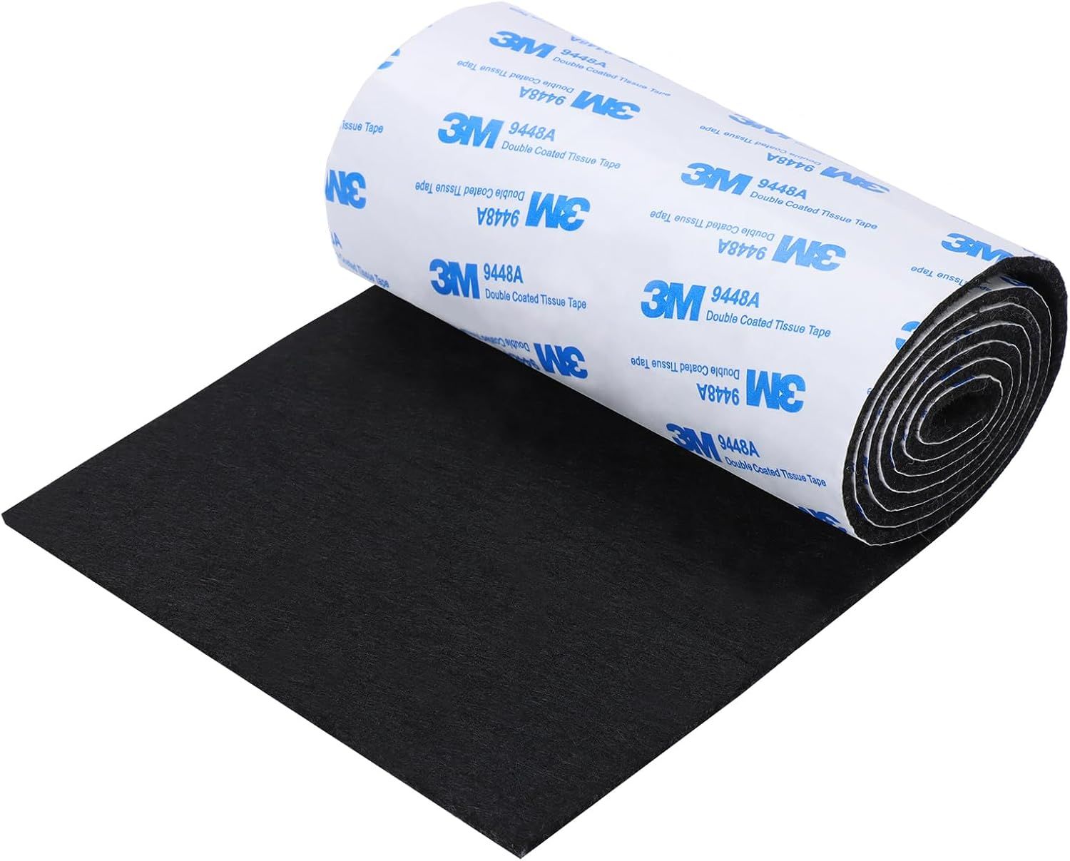 2 Roll elt urniture Pads, Non Slip Sel Adhesive Cuttable elt Tape Black Heavy Duty elt Strip Roll or Protecting Hardwood loors Chair Wall Protector - Image 8