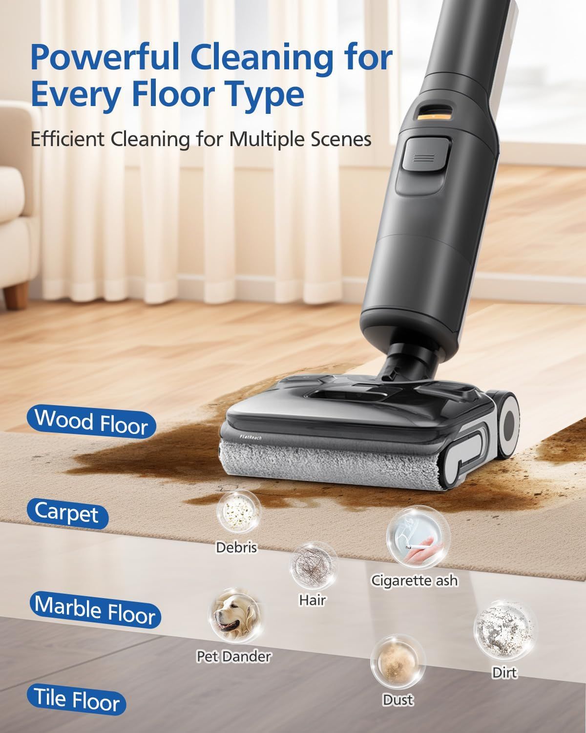 25 Brush Roll and HEPA ilter Replacement Kit Accessories Compatible with  25/25 ACE/25 ALT/25 LT/25 RT/25 ACE/25 GT/25 Ultra Cordless Wet Dry Vacuum Cleaner - Image 8