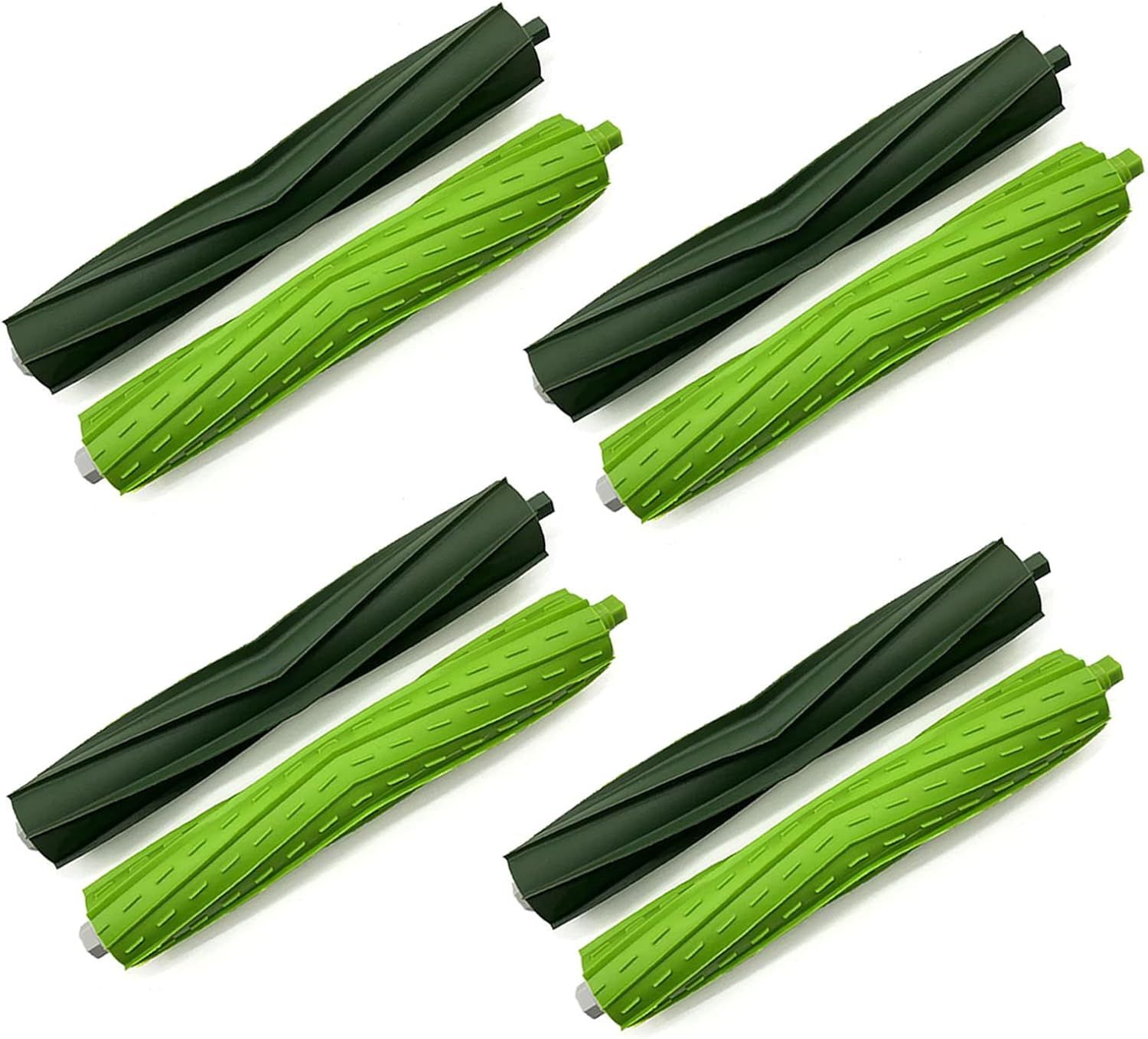 Replacement Parts or iRobot Roomba i3 i7 E5 j7 i4 i7+ i3+ i4+ i5 i5+ Combo i5 Combo i5+ i6 i6+ i8 i8+ i2 i2+ E6 E7 E & I & j Series Vacuum Cleaner 4 Sets Multi-Surace Rubber Brush Roller - Image 1