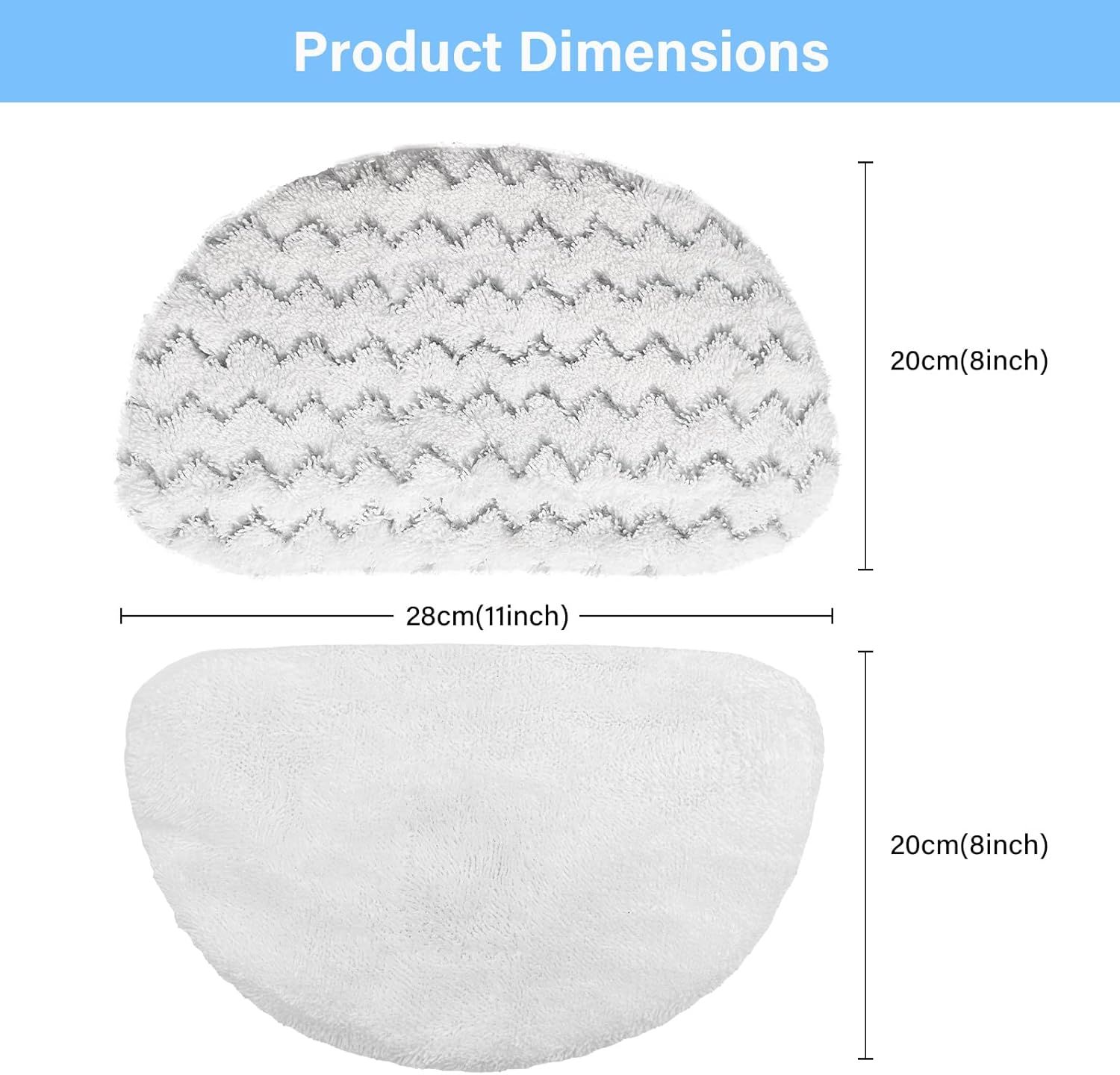 12 Pack 1940 Steam Mop Replacement Pads or Bissell Powerresh Steam Mop 1940 1440 1806 1544 2075 2685A 2814 Series, Model 19402 19404 19408 19409 1940A 1940 1940Q 1940T 1940W B0006 B0017 2075A 15441 - Image 2