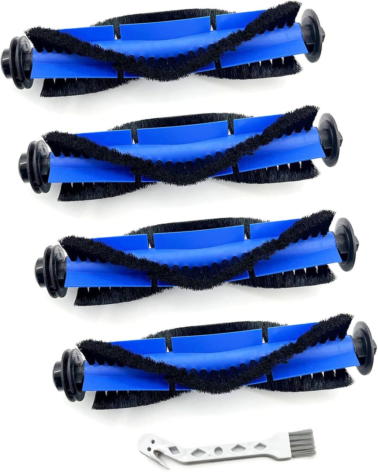 4 Pack Replacement Parts Rolling Brush Compatible with Euy RoboVac 11S, 30C, G30, 30, 12, 15T, 15C, 35C, 15C MAX, G30 Edge Robotic Vacuums - Image 1