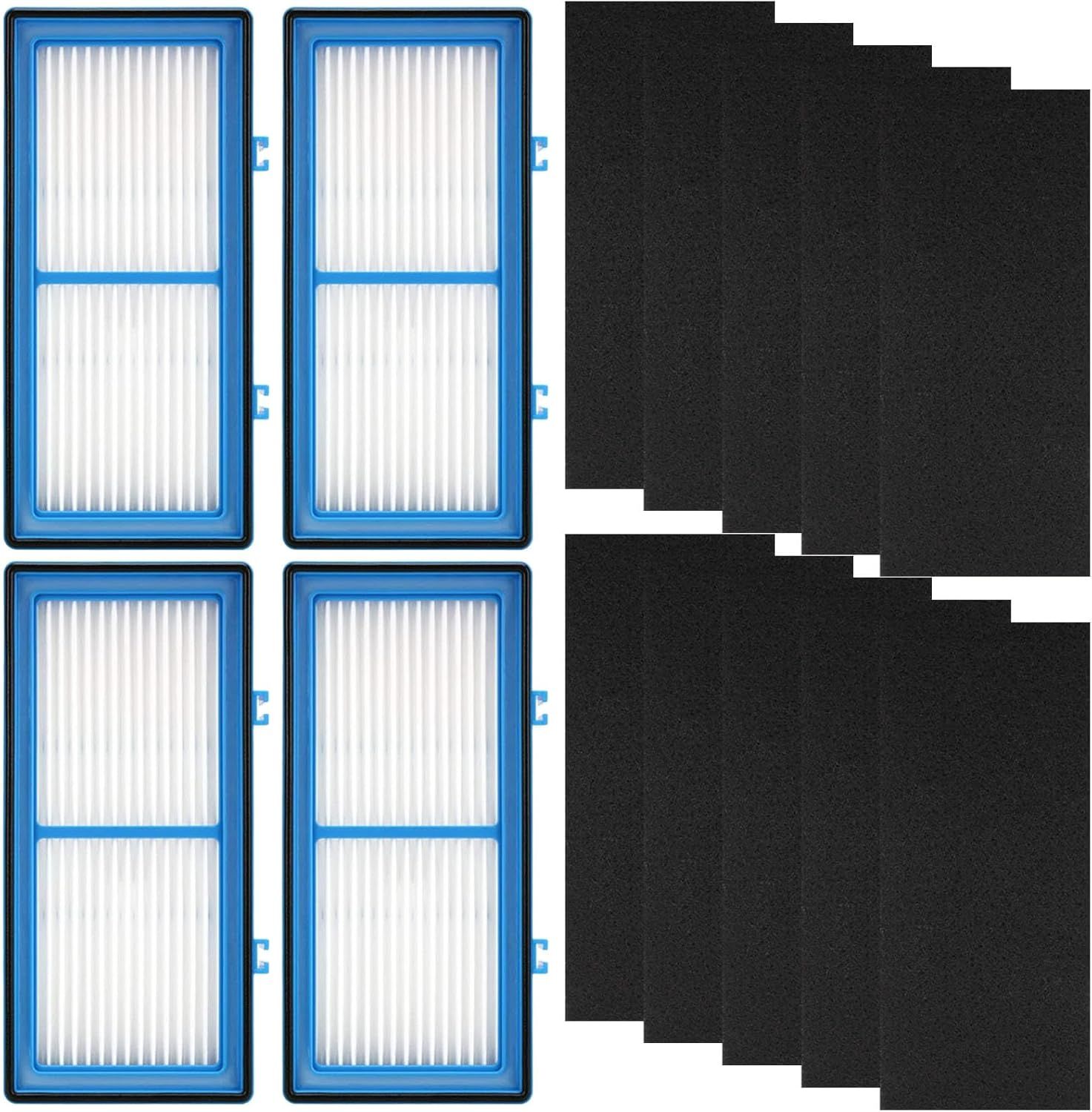 8 Pack Replacement ilters Compatible or Holme-s AER1 Air Puriier Total Air Clean 2 HEPA Air ilters 6 Carbon Booster ilters Replacement ilter or HAP30AT,HAP242 NUC - Image 1