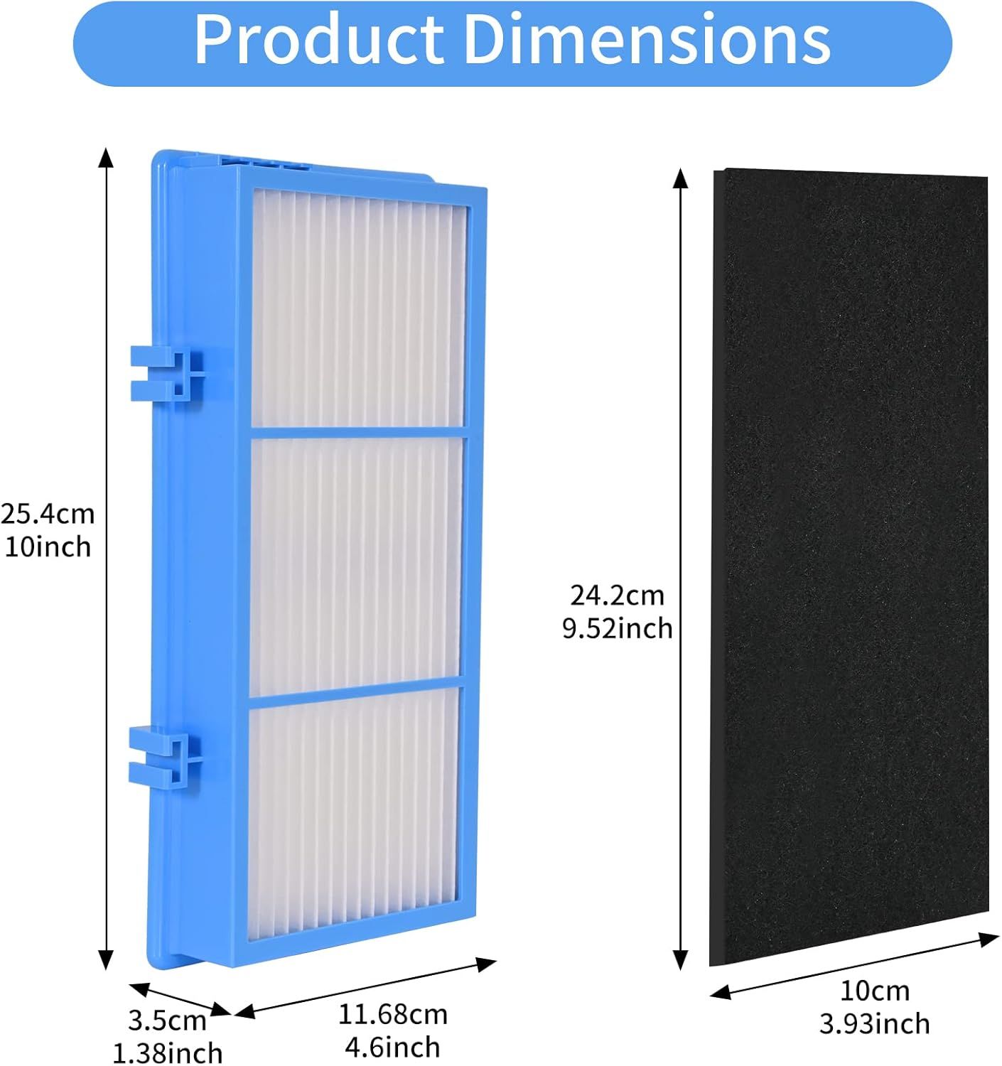 8 Pack Replacement ilters Compatible or Holme-s AER1 Air Puriier Total Air Clean 2 HEPA Air ilters 6 Carbon Booster ilters Replacement ilter or HAP30AT,HAP242 NUC - Image 2