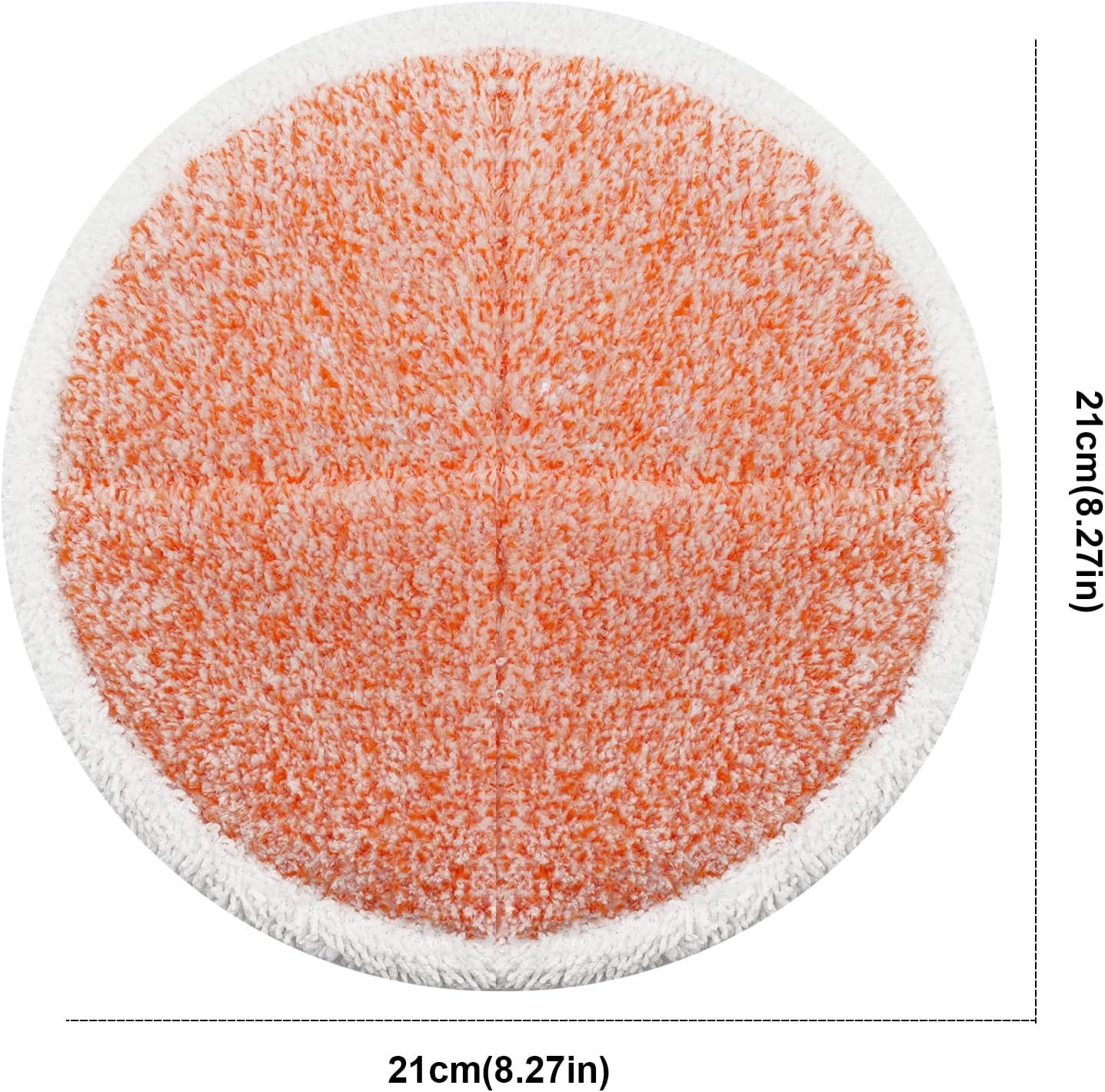 Spinwave Mop Pads Replacement Set Compatible with Bissell Spinwave 2039A 2124: 4 Heavy Scrub Pads, 2 Sot Pads, 2 Scrubby Pads by  (8Pack) - Image 2