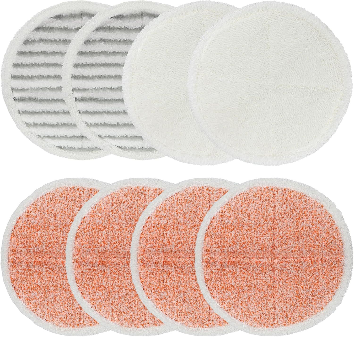 Spinwave Mop Pads Replacement Set Compatible with Bissell Spinwave 2039A 2124: 4 Heavy Scrub Pads, 2 Sot Pads, 2 Scrubby Pads by  (8Pack) - Image 7
