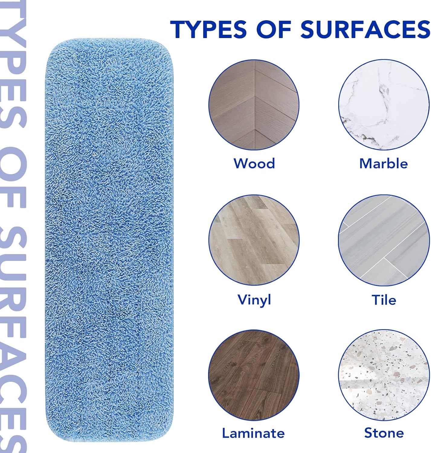 Replacement Mop Pads it or Rubbermaid Commercial 18