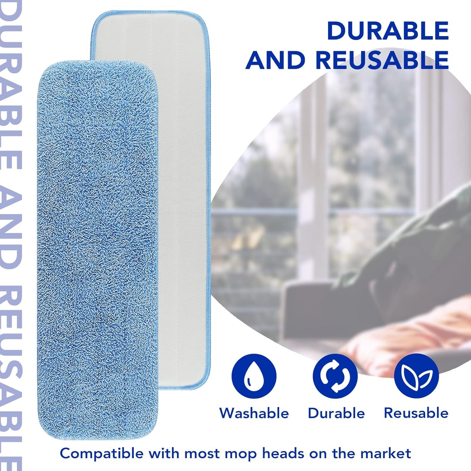 Replacement Mop Pads it or Rubbermaid Commercial 18