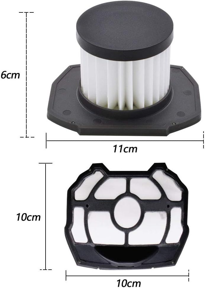4 Pack ilter Replacement or Ryobi P718 313282002 18 Volt Strut Stick Vacuum Cleaner - it or P718K P7181 Part 313282001 A32SV02 Replacement ilter - ilter Assembly with Pre-Screen - Image 3