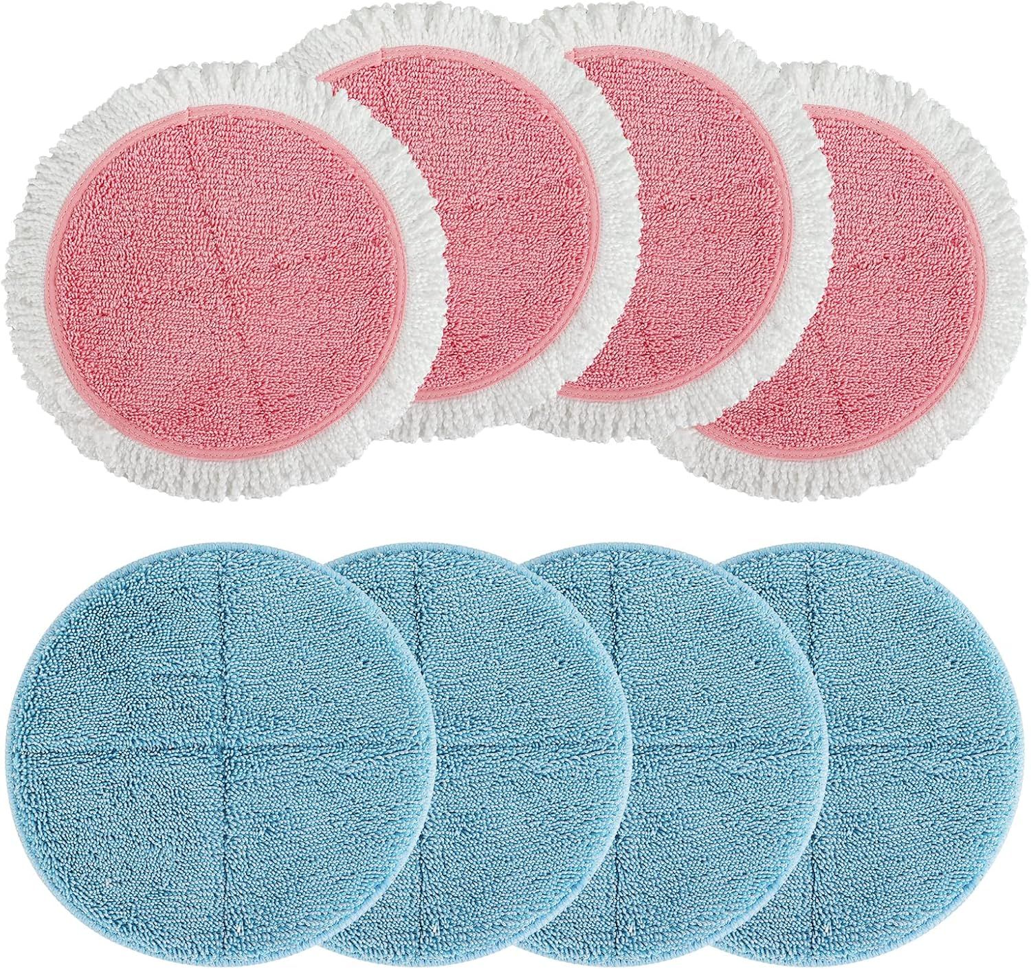 Spin Cordless Electric Mop Pads - 8 Pack Steam Electric Mop Reills it or Vmai/Eous/Idoo/Alabot/Devoac - 7.28inch Spin Replacement Mop Pads or loor Cleaning - Image 1