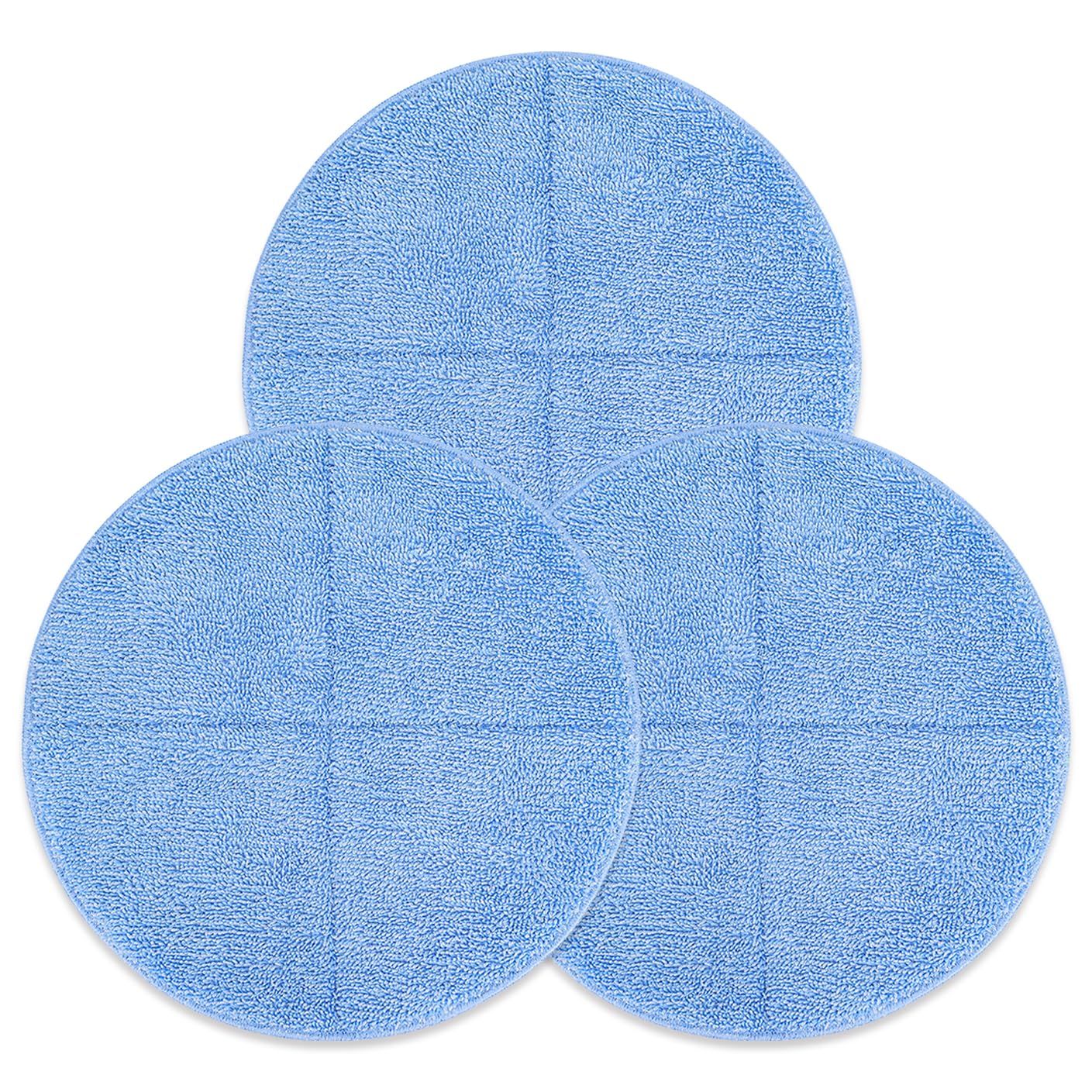 Commercial 17 Inch Microiber Carpet Bonnet loor Machines Pads Compatible with loor Machine: 3 Packs Microiber Carpet Bonnet loor Buer Pads - Image 1