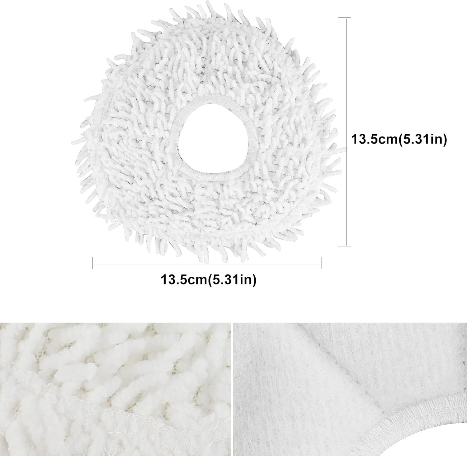 Replacement Accessories Compatible with Robot Sweeping Narwal T10,Microiber X2 ilters X4 Side Brushes X4 Mop Cloth X1 Brush - Image 3