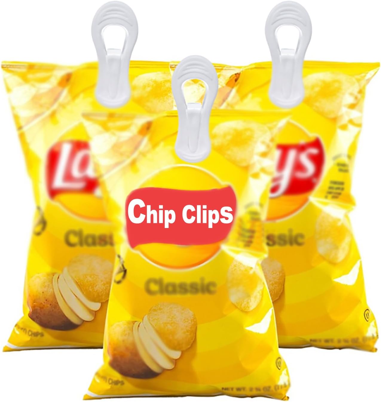 White Hanger Clips 50 Pack, Multi-Purpose Plastic Hangers Clips Perfect for Plastic Clothes Hangers, Clothes Pins Finger Clip for Skirt Pants Hangers - Image 6