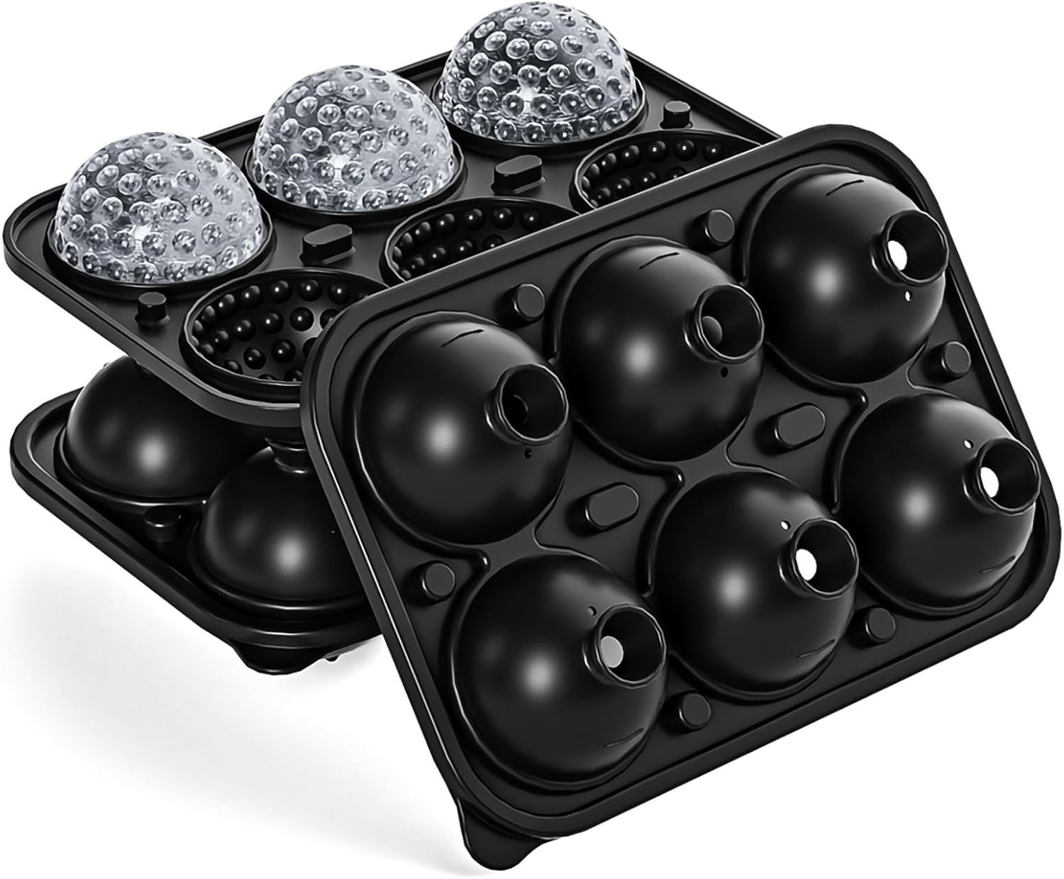 Bangp Golf Ball Ice Cube Molds,Novelty Golf Gifts Ball Ice Maker Mold,2.2