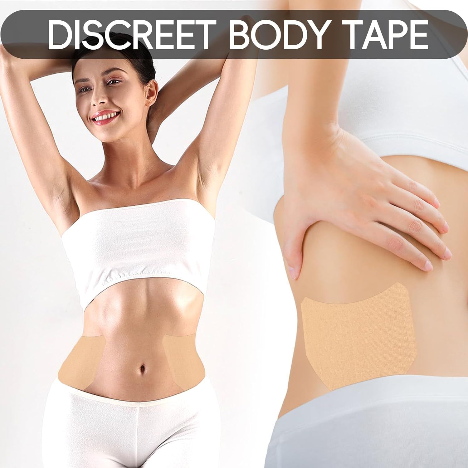 10 Pcs Thigh Friction Pads,Self Adhesive Thigh Supports Anti Chafing Tape for Women Thigh - Image 6