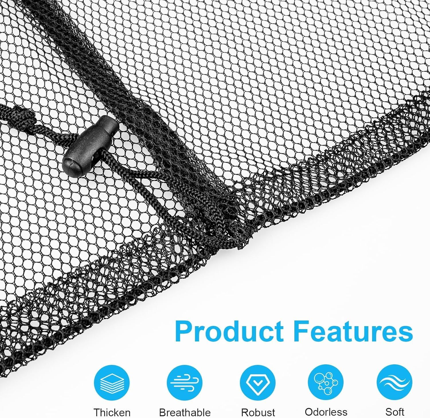 2 Pack Large Mesh Laundry Bags, 24