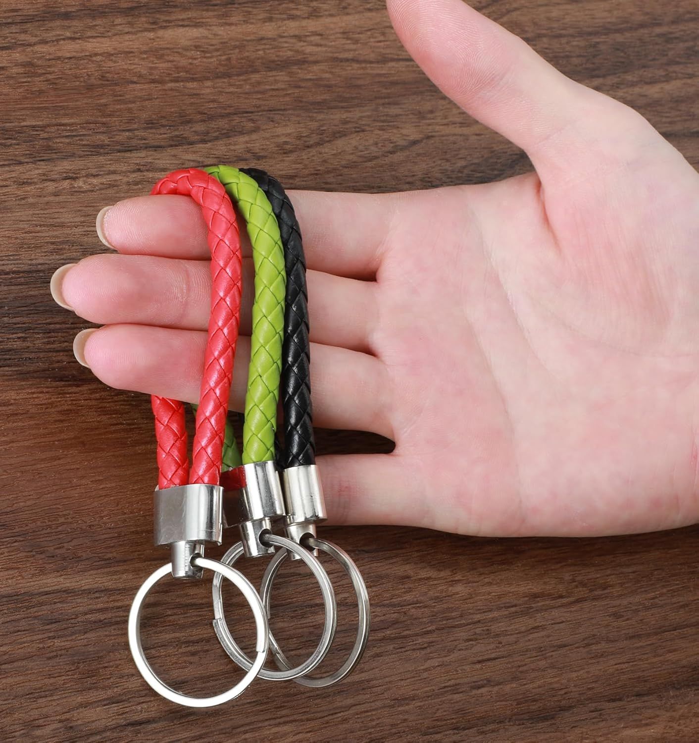 9 Pcs Braided Keychain, Small Key Chain Handwoven for Car Keys, Elegant Accessories for Men and Women, Perfect Birthday and Christmas Gifts - Image 5