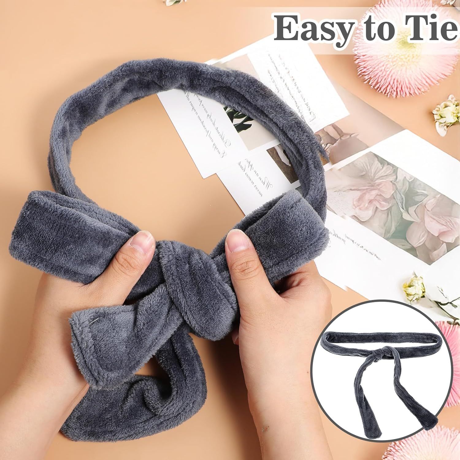 67 Inch Robe Tie Replacement, Reusable & Easy to Clean Robe Belt Replacement for Travel Hotel Home Women Men (Dark Gray) - Image 4