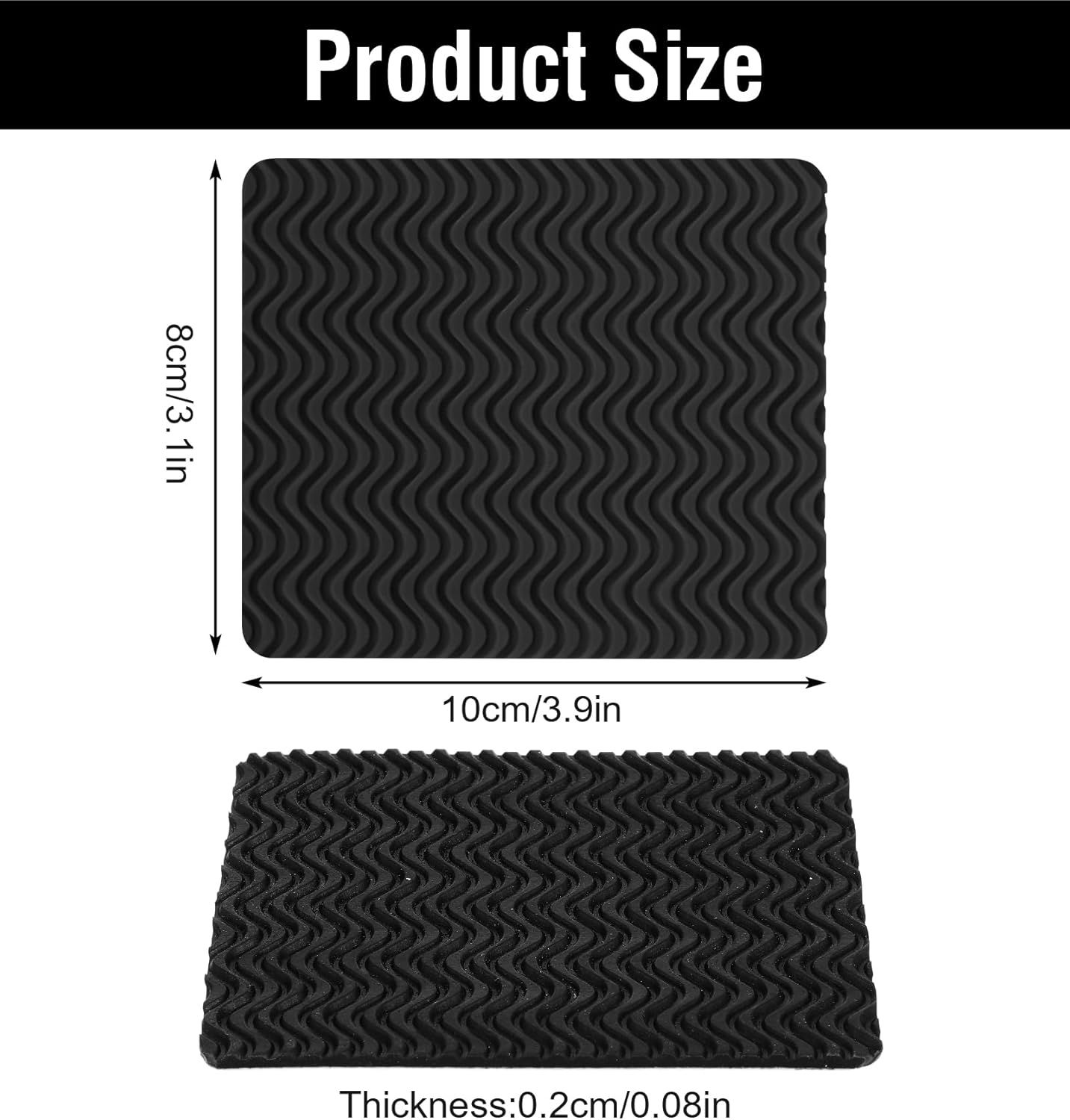 Boot Heel Replacement - Shoe Heel Pads 4-Pack, Anti Slip Shoe Heels Repair Kit with Adhesive Cushion Stickers for Leather Shoes Women Men (2 Colors) - Image 3