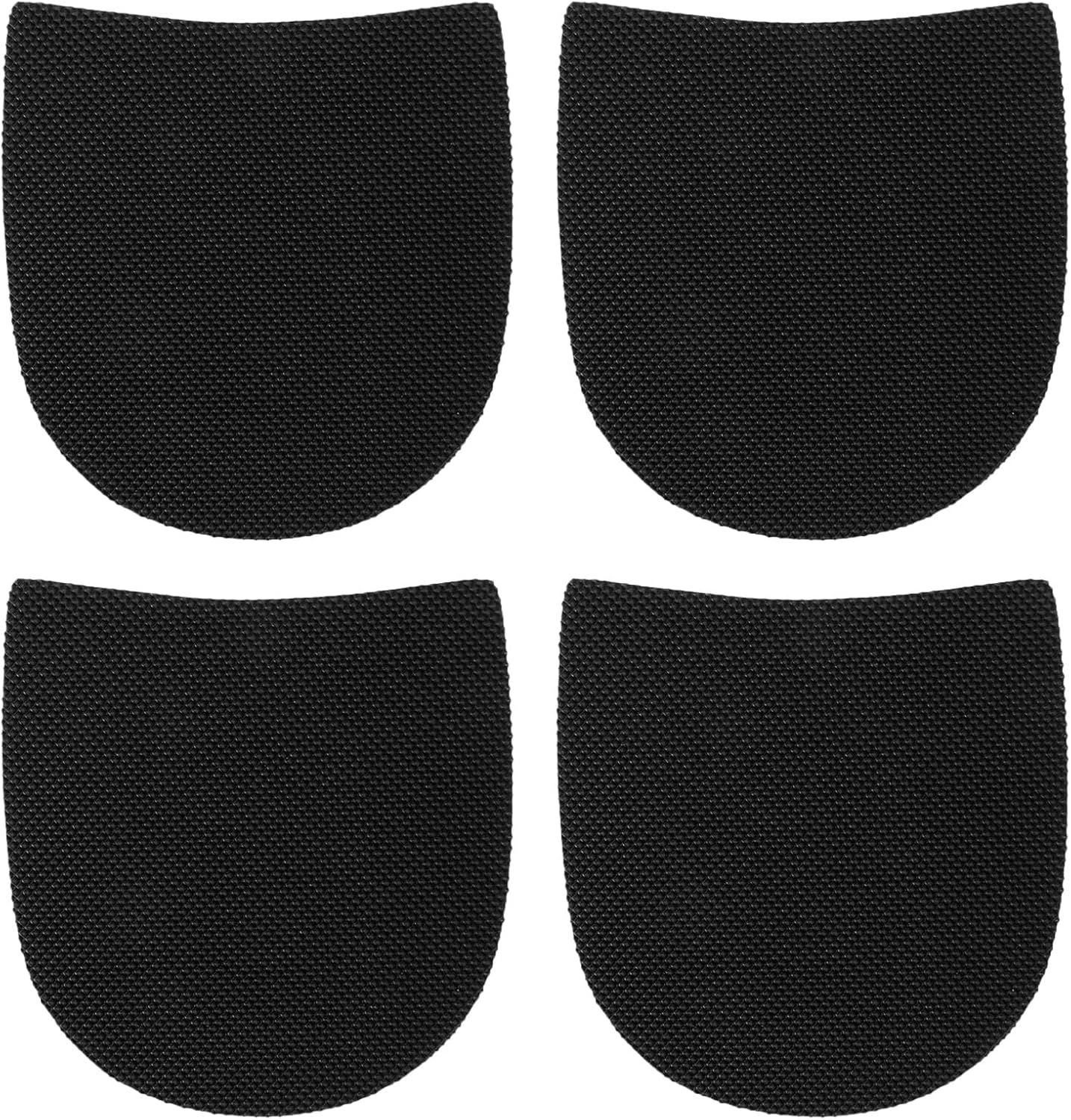 4PCS Shoe Repair Kit Heel, 3.8 * 3.4 Inch Shoe Heel Repair for Boots Suitable for Men Women Boot Shoes (Black) - Image 1