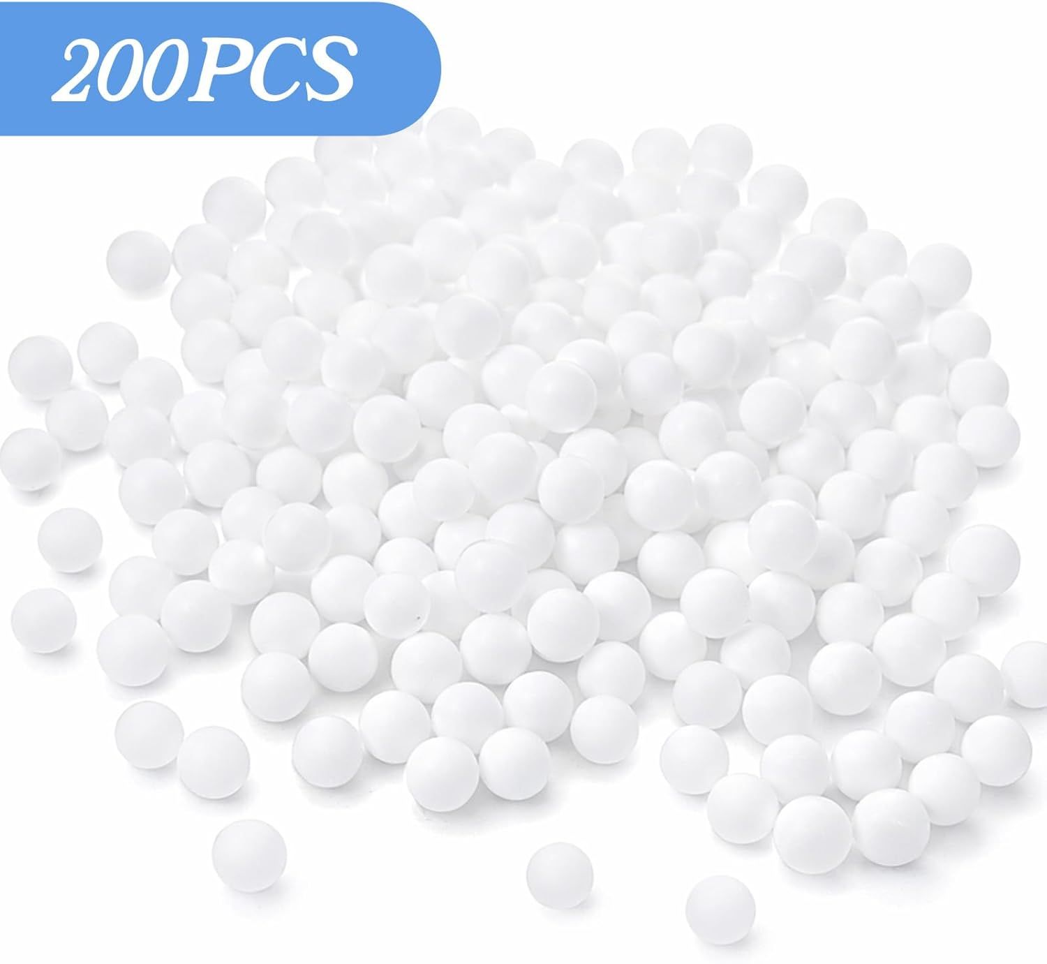 200 Pcs Styrofoam Balls Small, 0.6 Inch Small Styrofoam Balls for DIY Crafts, Christmas Tree & Holiday Decorations, Polystyrene Round White Craft Ball for Slime, Ornaments, Art Projects - Image 7