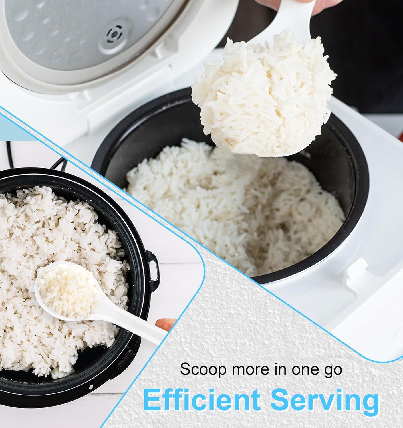 Rice Cooker Spoon, 2 Pack 7.7