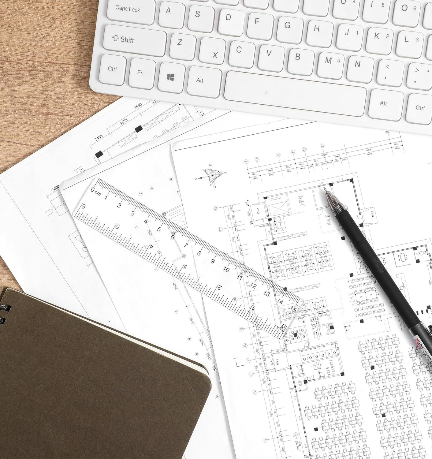 4Pcs 6 Inch Ruler, Plastic Clear Ruler 6 inch Small Rulers for Drawing & Underlining, Short Transparent Straight Measuring Tool Ideal for Journaling School Work, Easy to Use - Image 7