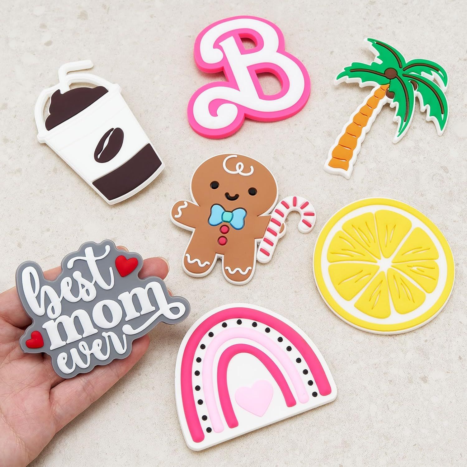Rubber Beach Bag Accessories,Bogg Bag Lovely DIY Charms - Image 2