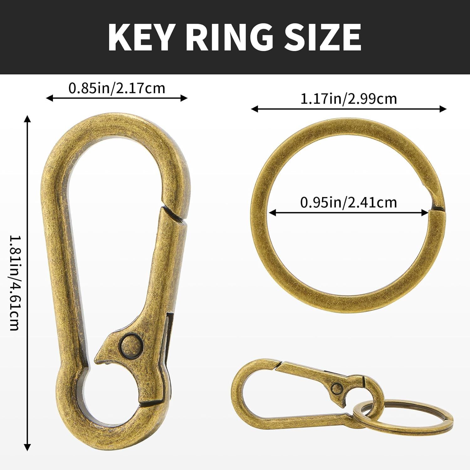 Metal Keychains Keyring Key Organizer Key Chain Clip for Home Key - Image 2