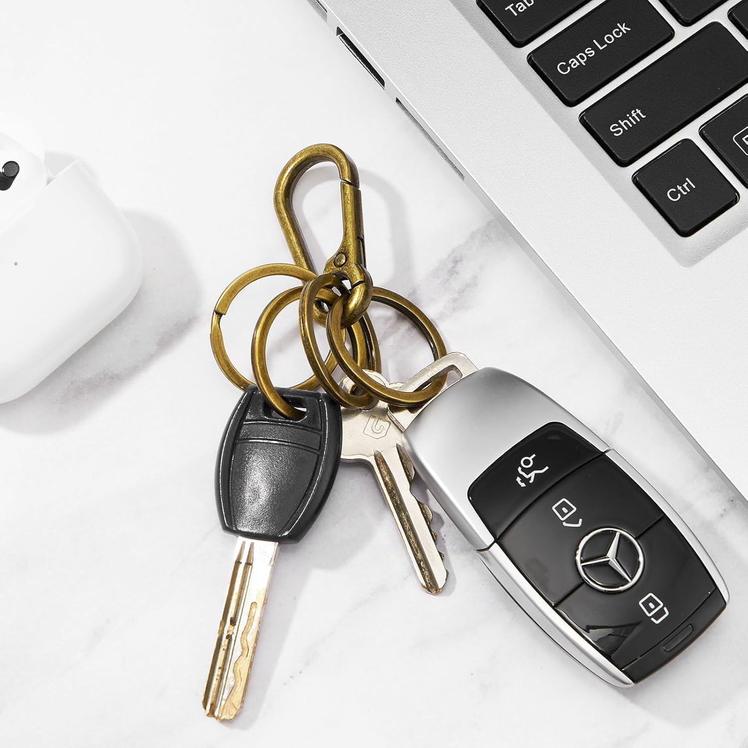 Metal Keychains Keyring Key Organizer Key Chain Clip for Home Key - Image 4