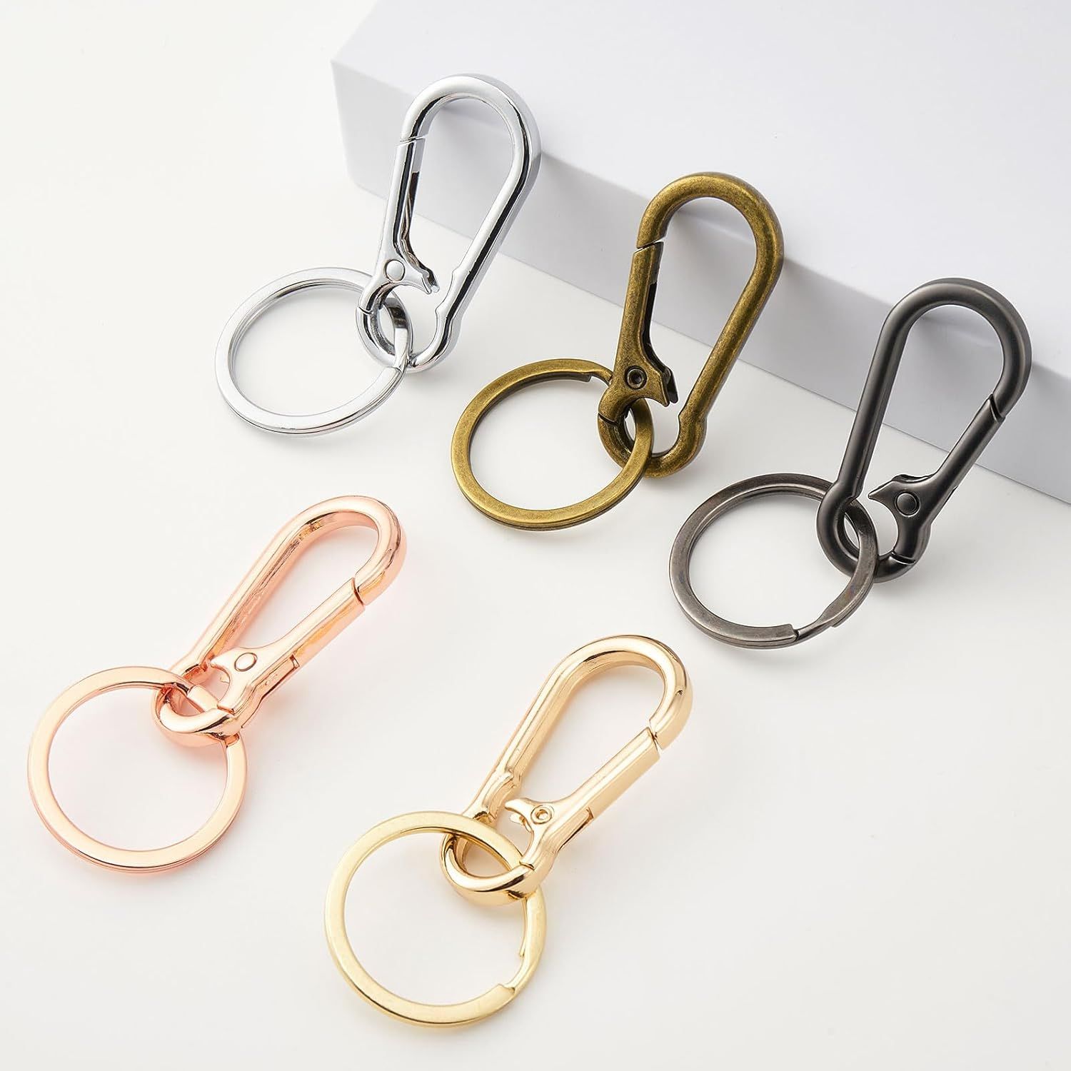 Metal Keychains Keyring Key Organizer Key Chain Clip for Home Key - Image 5