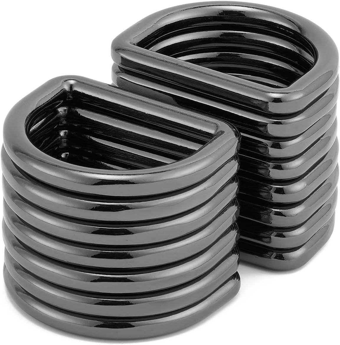 Metal D Ring,Heavy Duty Welded Solid D Rings for sewing,Purse Making Supplies,Backpacks,Webbing Straps - Image 1