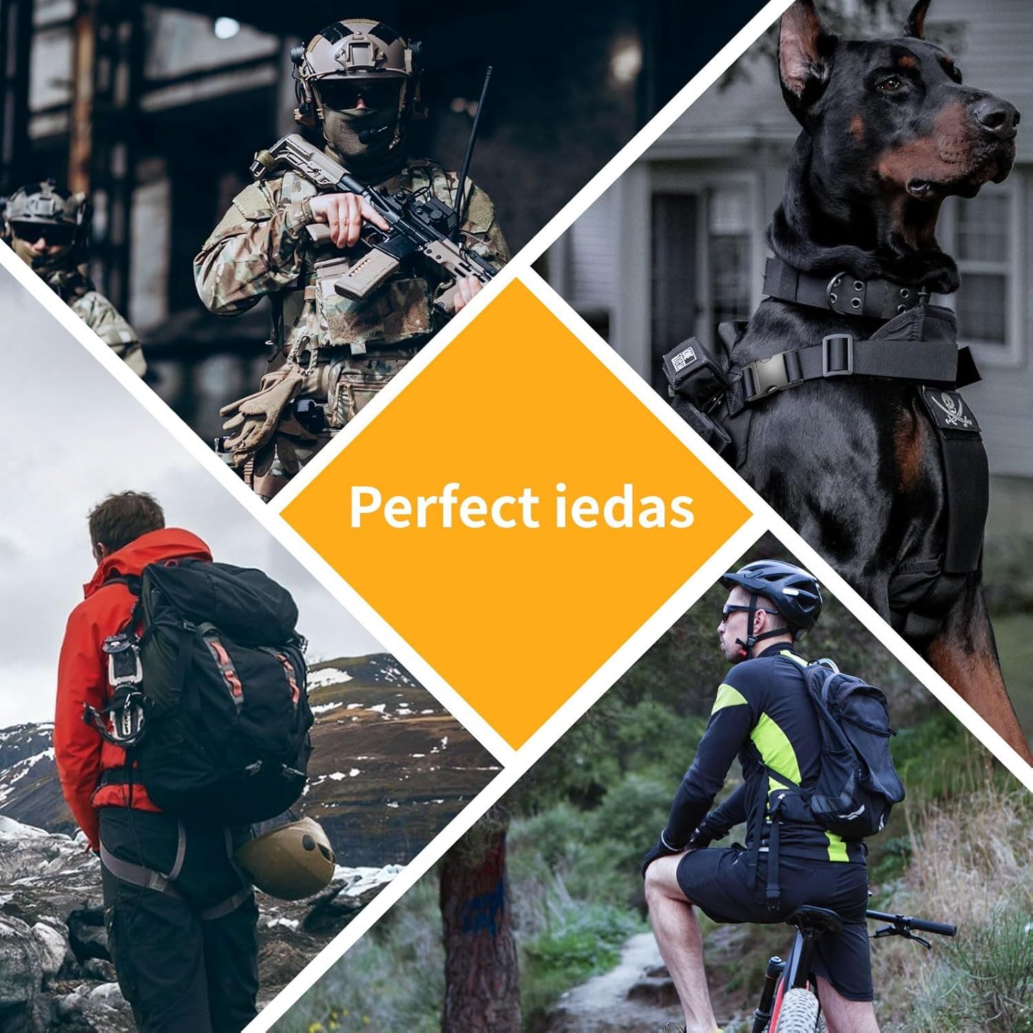 4Pcs Metal Side Release Buckle Clips for Straps Webbing Paracord Bracelet Dog Collar Backpack Belt - Image 6