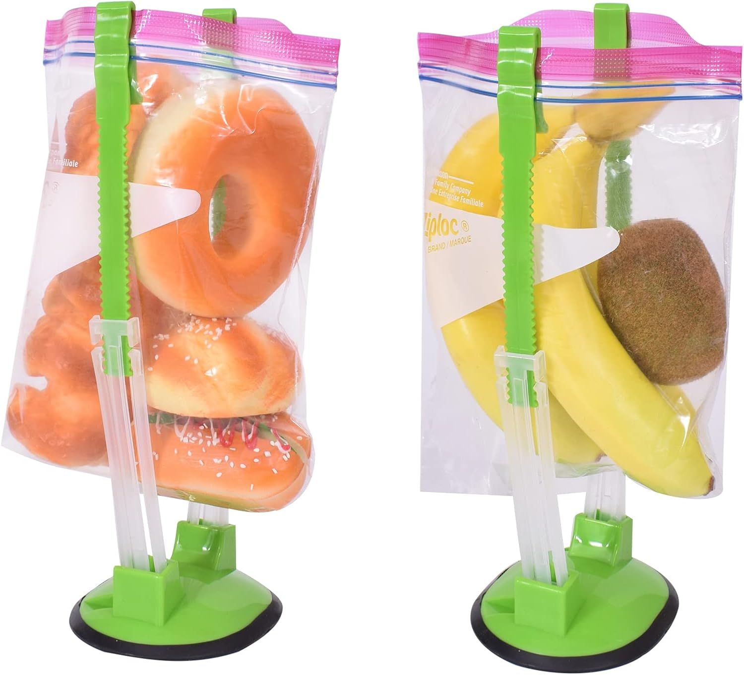 Baggy Rack - (8 Pack),Food Storage Bags Clip, For Food Prep Bag/Plastic Freezer Bag/Ziploc Bag Holder Stand,Meal Planning/prep Bag Holders. - Image 7