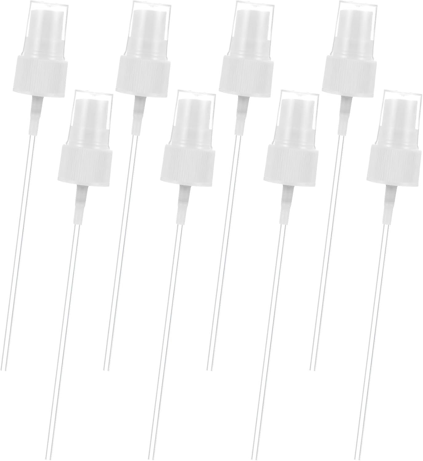 8 Pcs Spray Cap for Glycolic Acid, Spray Tops for Toner Bottles (White) - Image 1