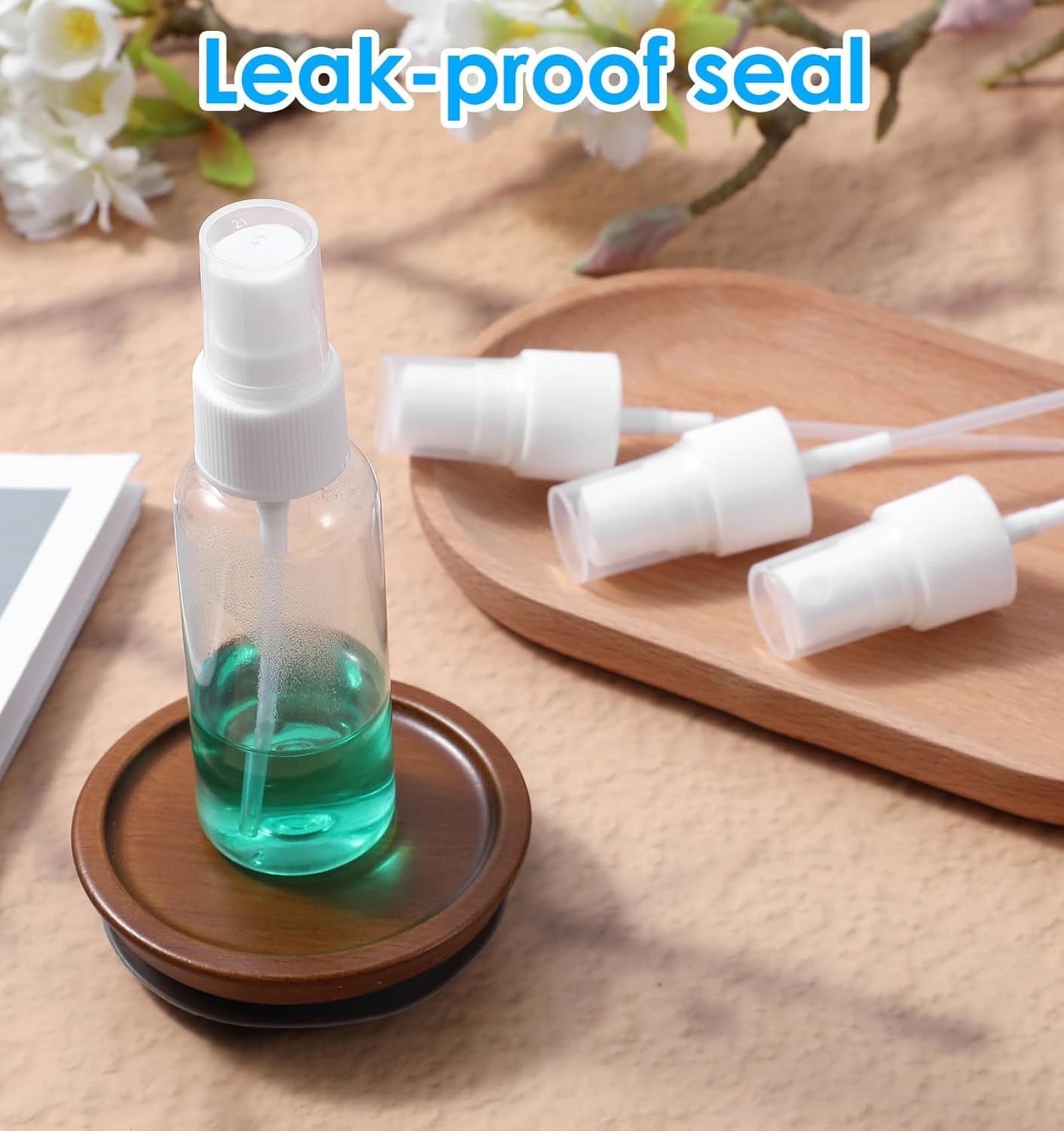 8 Pcs Spray Cap for Glycolic Acid, Spray Tops for Toner Bottles (White) - Image 5