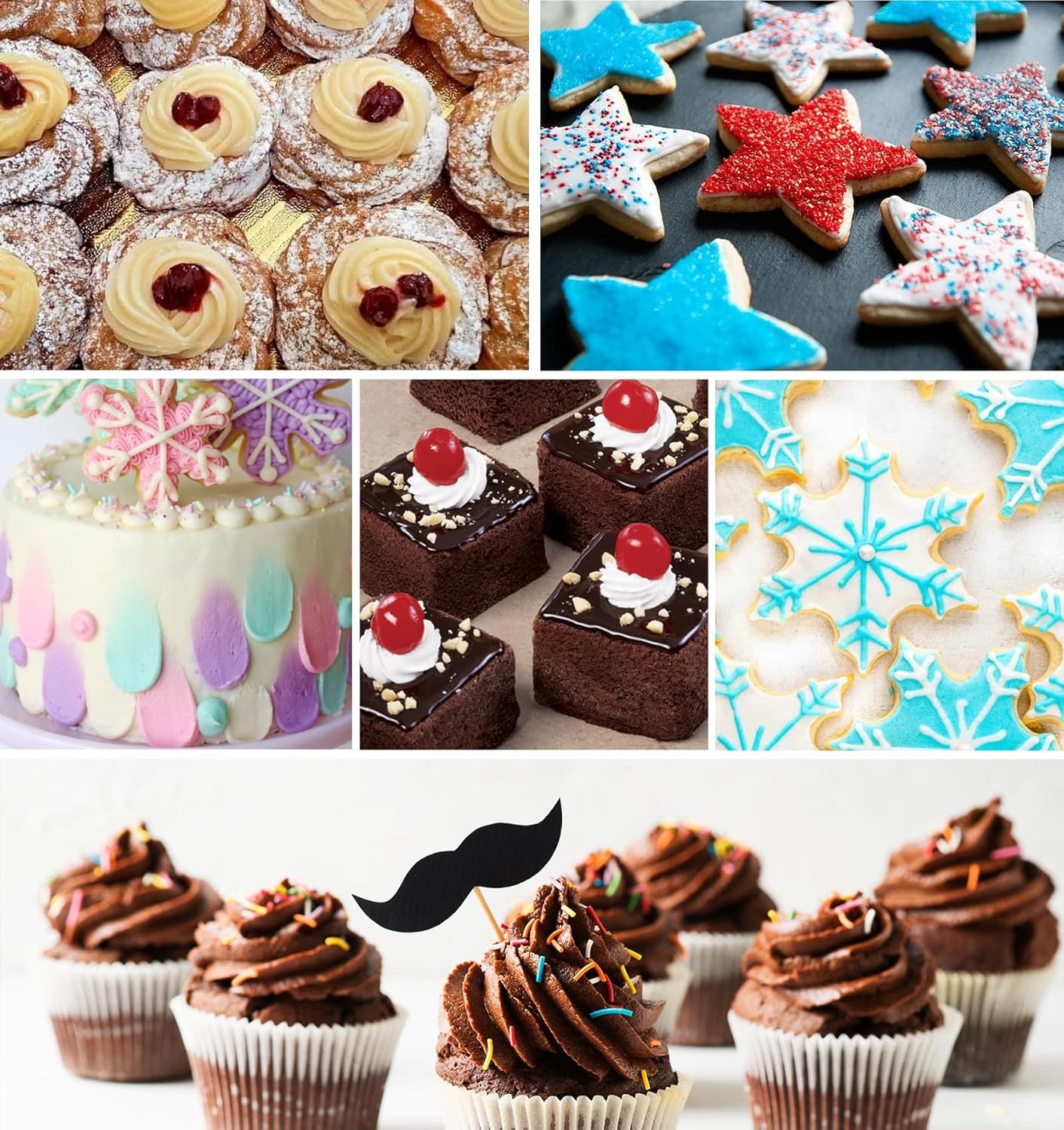 10 Pcs Round Piping Tips, Frosting Tips for Decorating Ideal for Frosting Cupcakes, Cakes, and Cookies (Ten models) - Image 4
