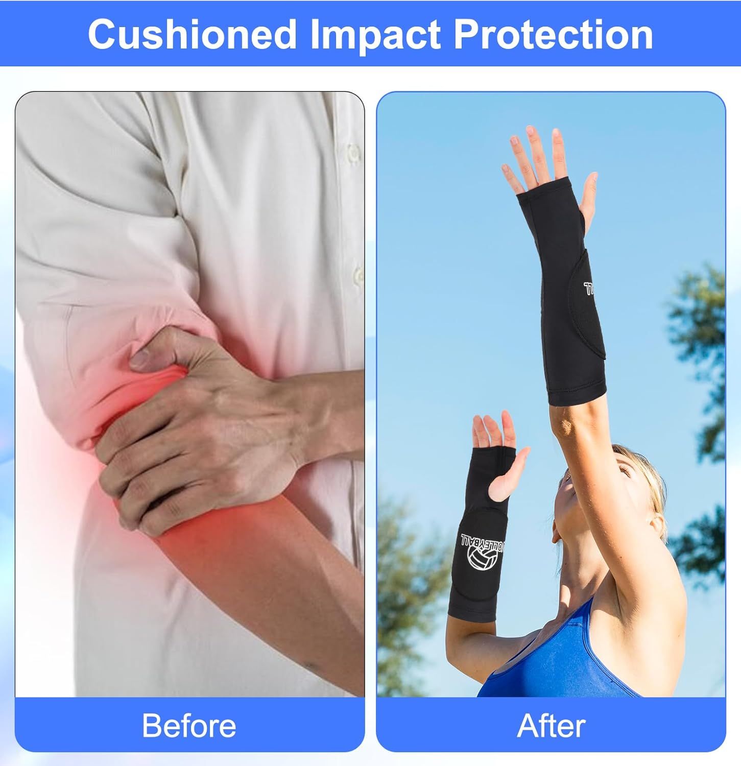 Arm Sleeves for Volleyball, 10.2
