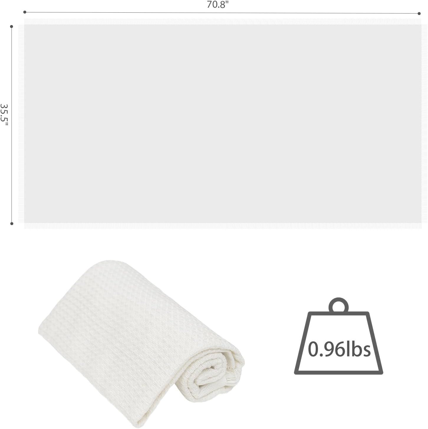 Outdoor Multifunctional Picnic mat, Picnic Blanket, Suitable for Camping, Picnic, Party, Hiking and Outdoor Activities（White | 35.5” × 70.8”） - Image 2