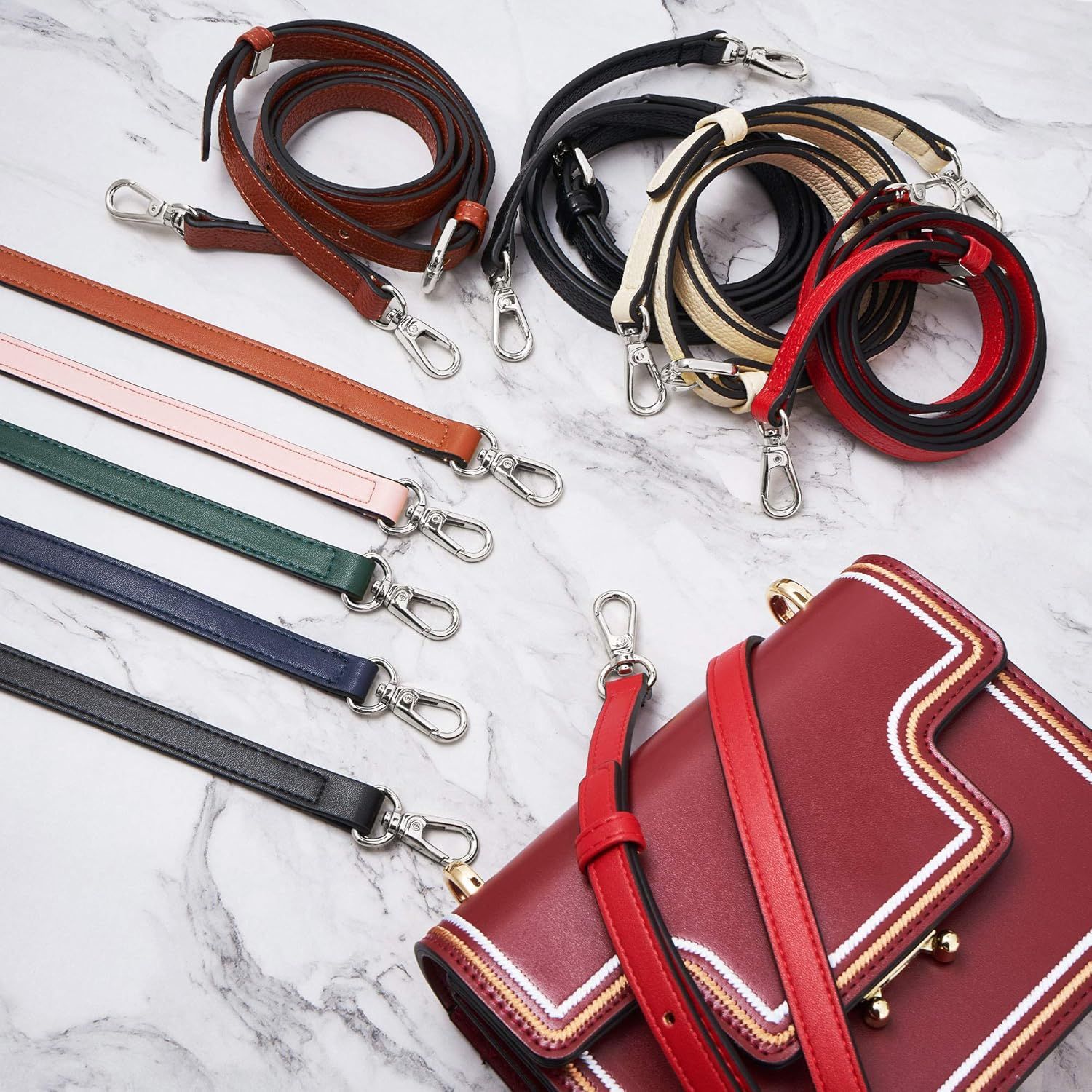 Leather Adjustable Replacement Strap Shoulder Bag Cross Body Bag Purse Handbag For Women, 43-51 Inch - Image 6