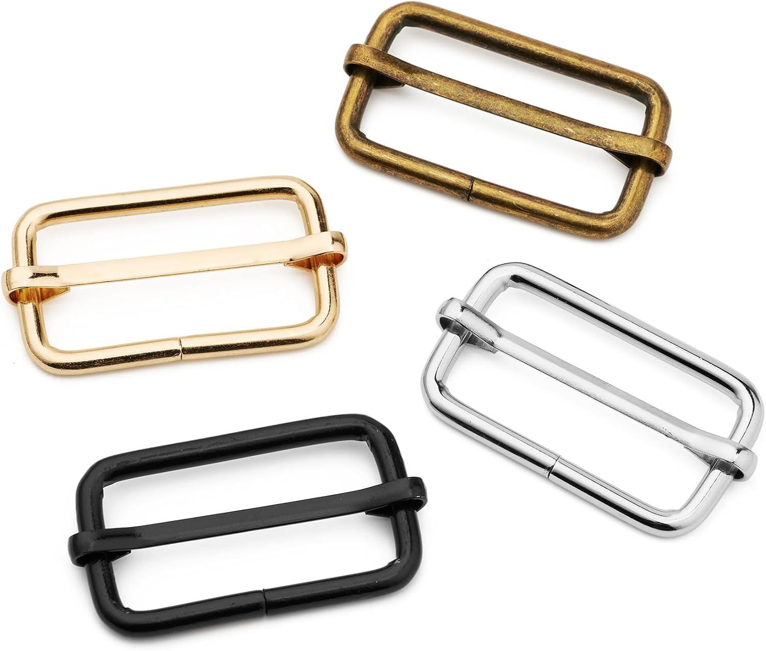 Metal Buckles Adjustable Slide for Purse Bag Hardware Making Supplies Backpack replacement Hardware Pin Strap Buckle - Image 1